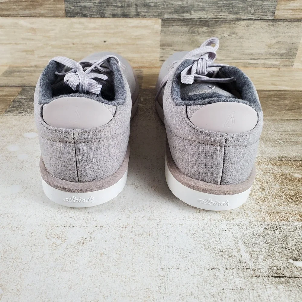 Allbirds Wool Piper Woven Womens Sz 10 W Running Pewter Gray Lace Up Sneakers